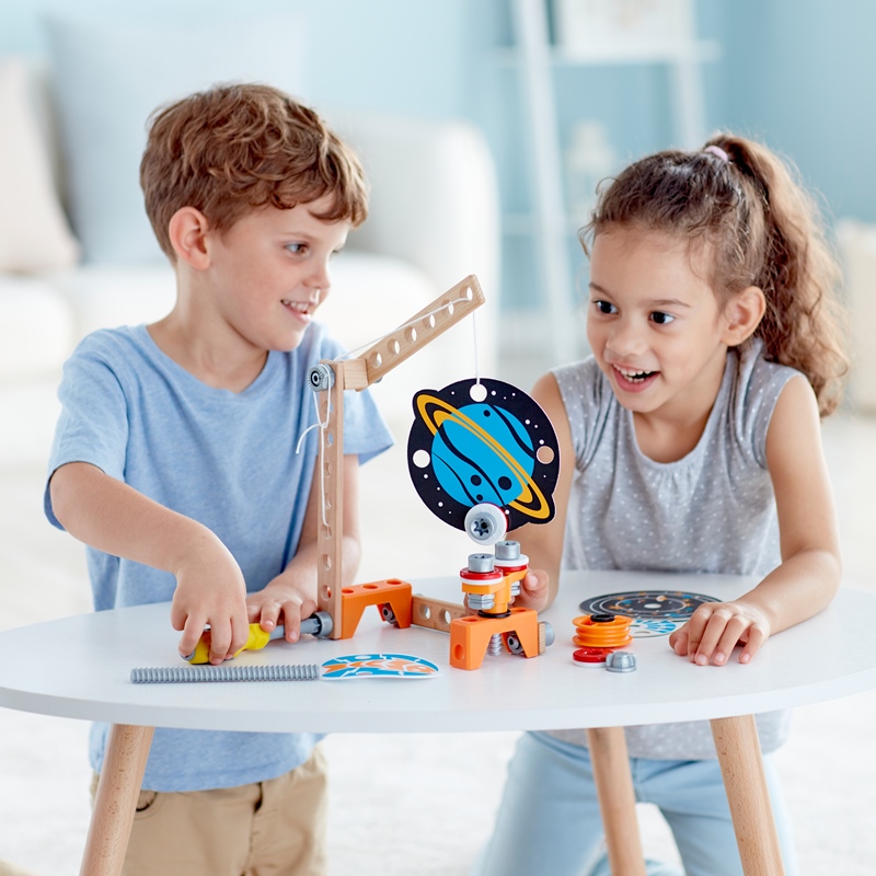 हेप जूनियर आविष्कारक चुंबक विज्ञान लैब | 34-टुकड़ा चुंबकीय विज्ञान किट, 4 साल और ऊपर बच्चों के लिए भाप शैक्षिक खिलौने