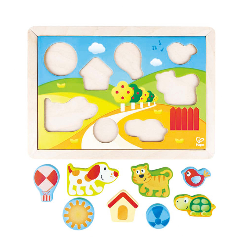 1 में हेप सनी घाटी पहेली 3 | Toddlers के लिए बहु रंगीन जिग्स पहेली